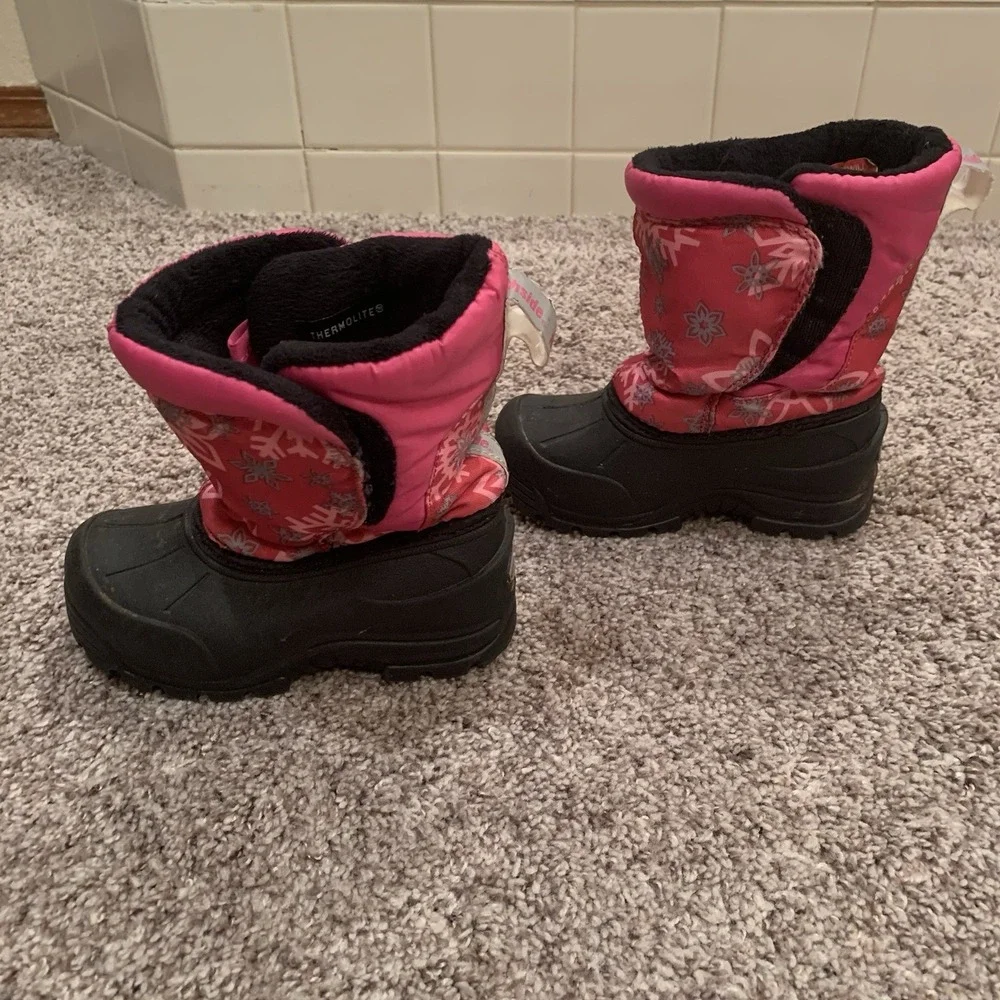 Northside Snow Boots‎ Girls Size 9 Pink Winter
